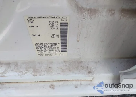 2020 Nissan Altima S Fwd from USA, damaged, VIN 1N4BL4BV4LC120537